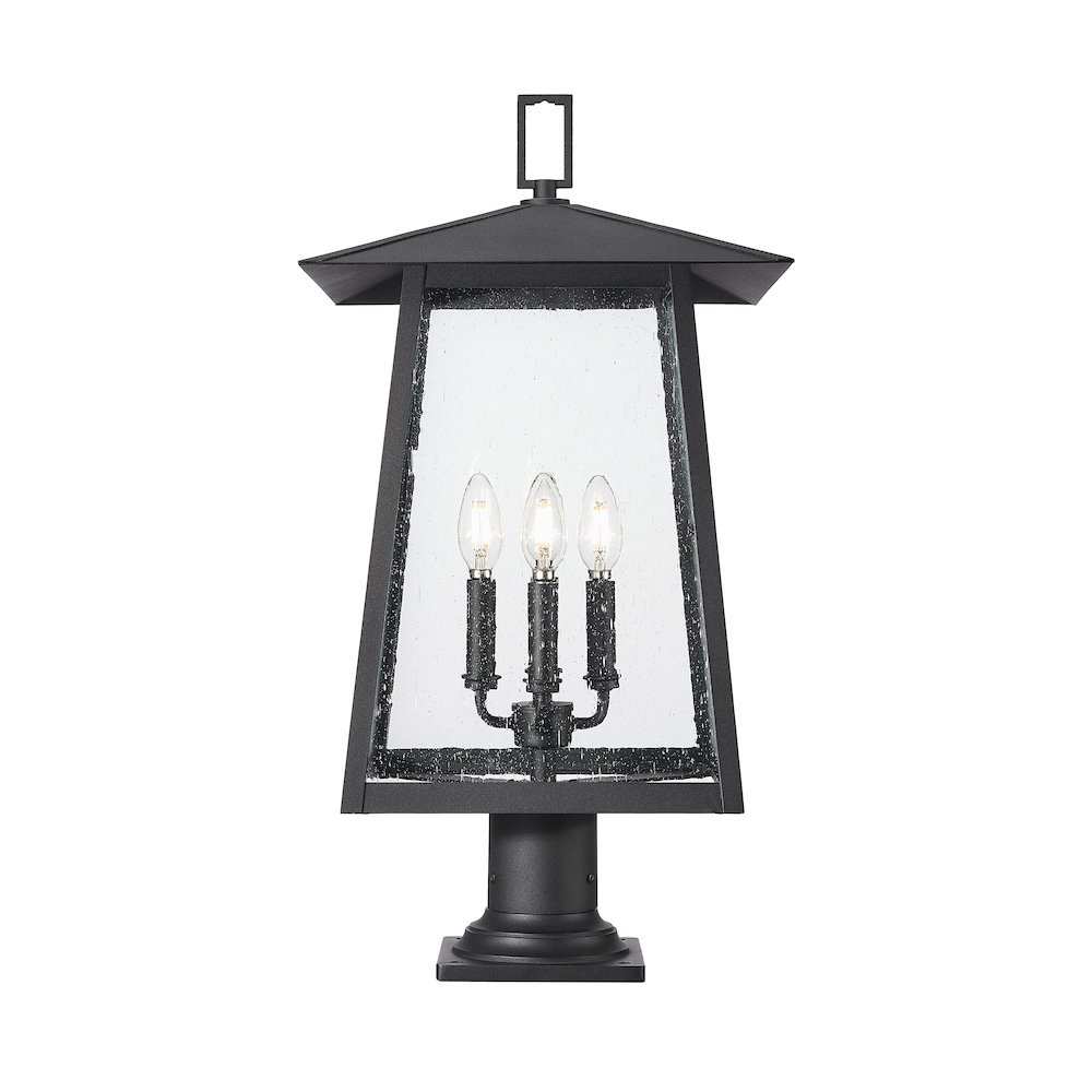 Z-Lite 4 Light Outdoor Pier Mounted Fixture. Picture 3