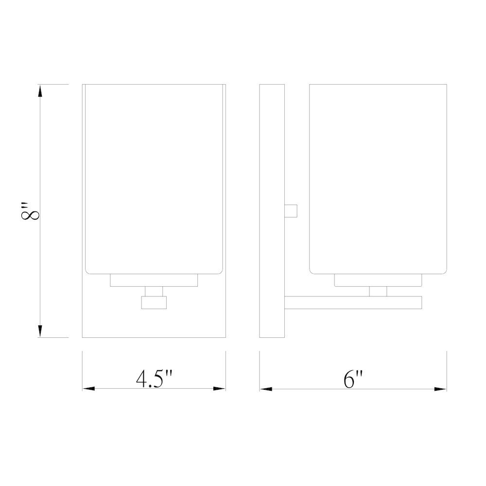Z-Lite 1 Light Wall Sconce. Picture 8