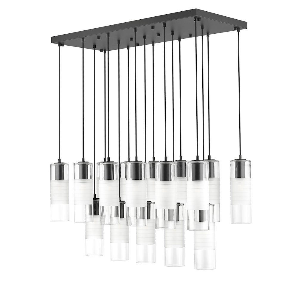 Z-Lite 17 Light Linear Chandelier. Picture 5