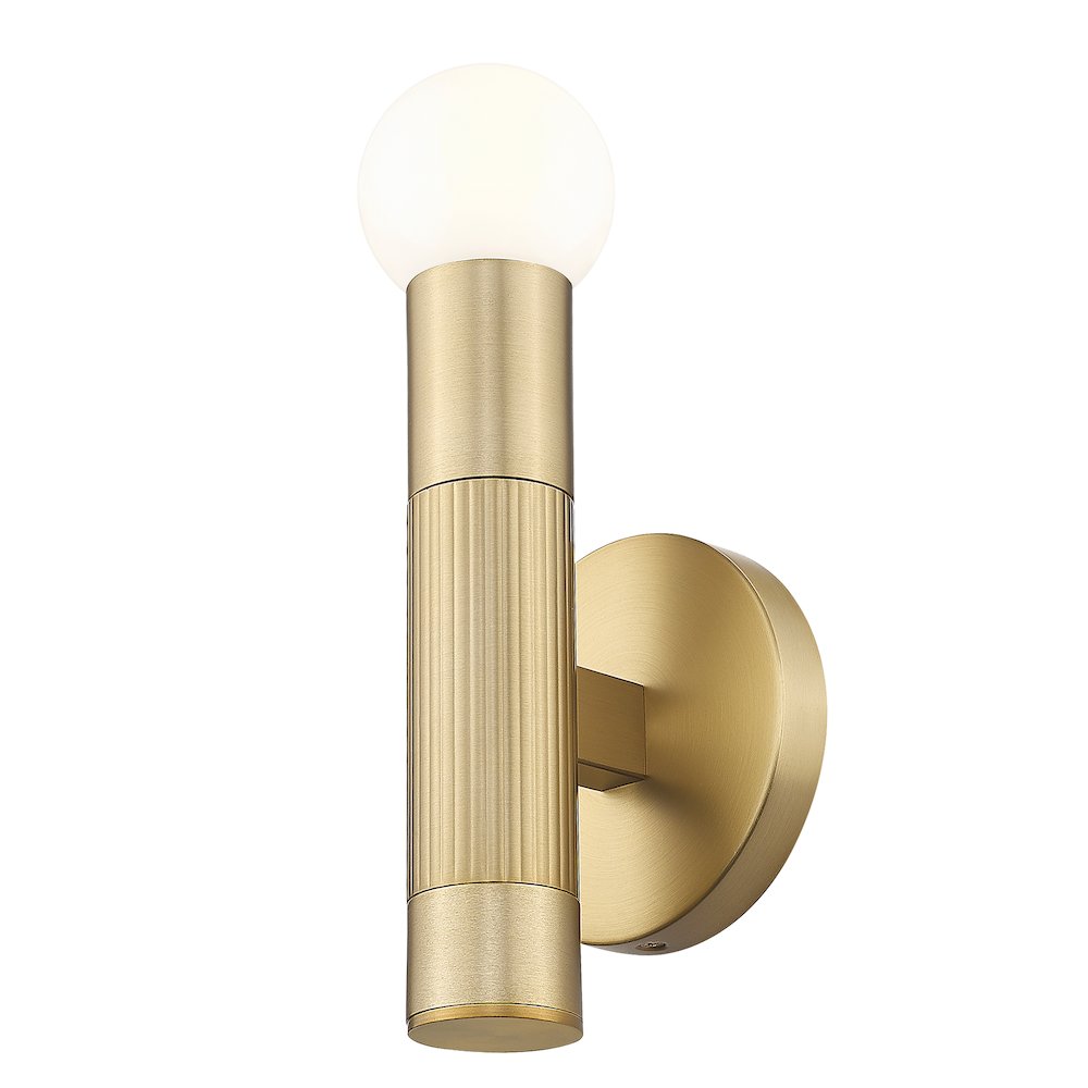 Z-Lite Stari 1 Light Wall Sconce in Modern Gold color, Steel frame. Picture 2
