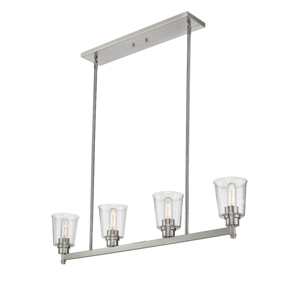Z-Lite 4 Light Linear Chandelier. Picture 2