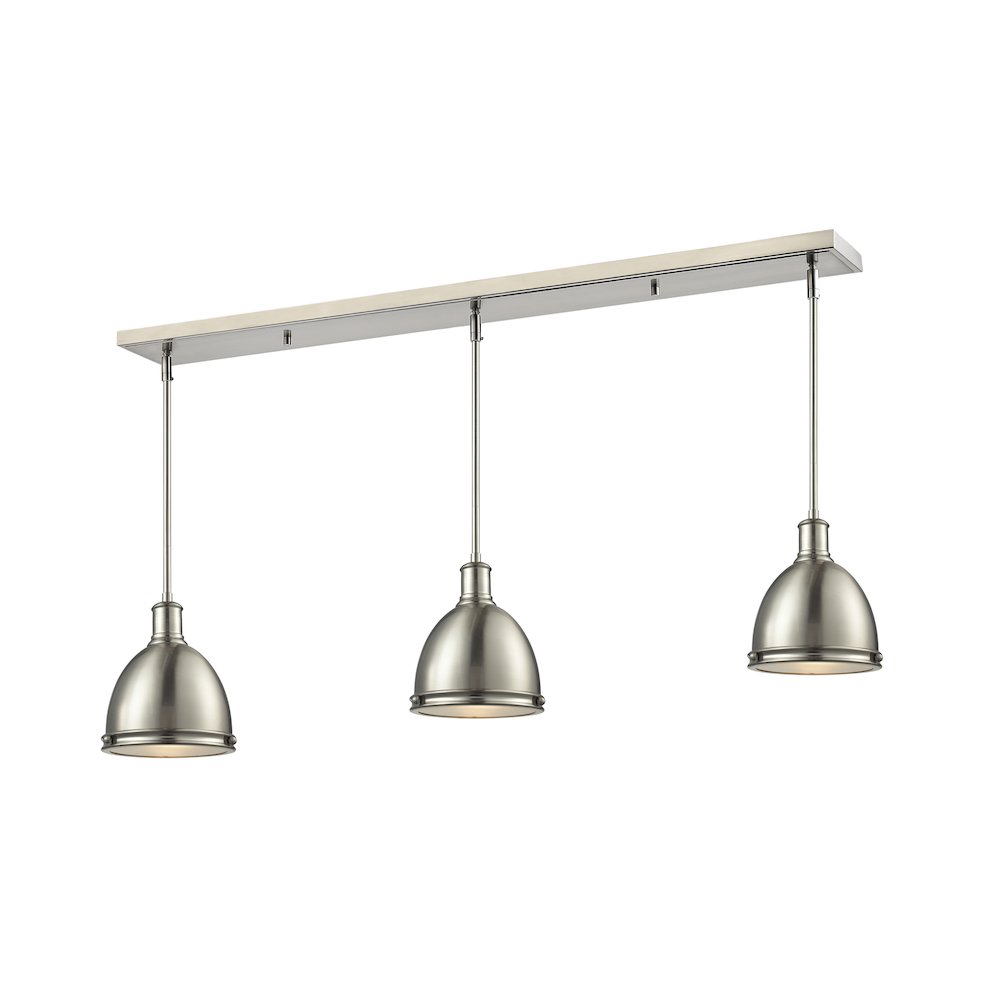 Z-Lite 3 Light Linear Chandelier. Picture 1