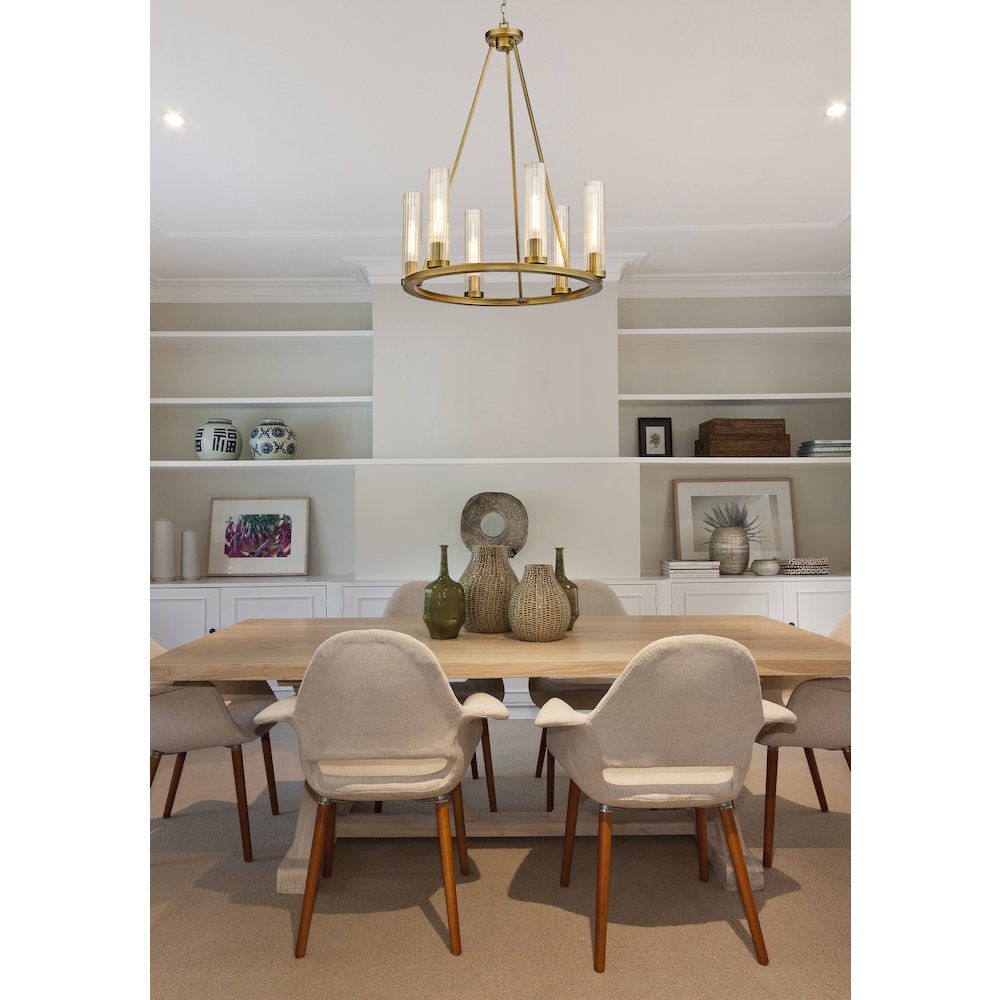 Z-Lite 6 Light Chandelier. Picture 7