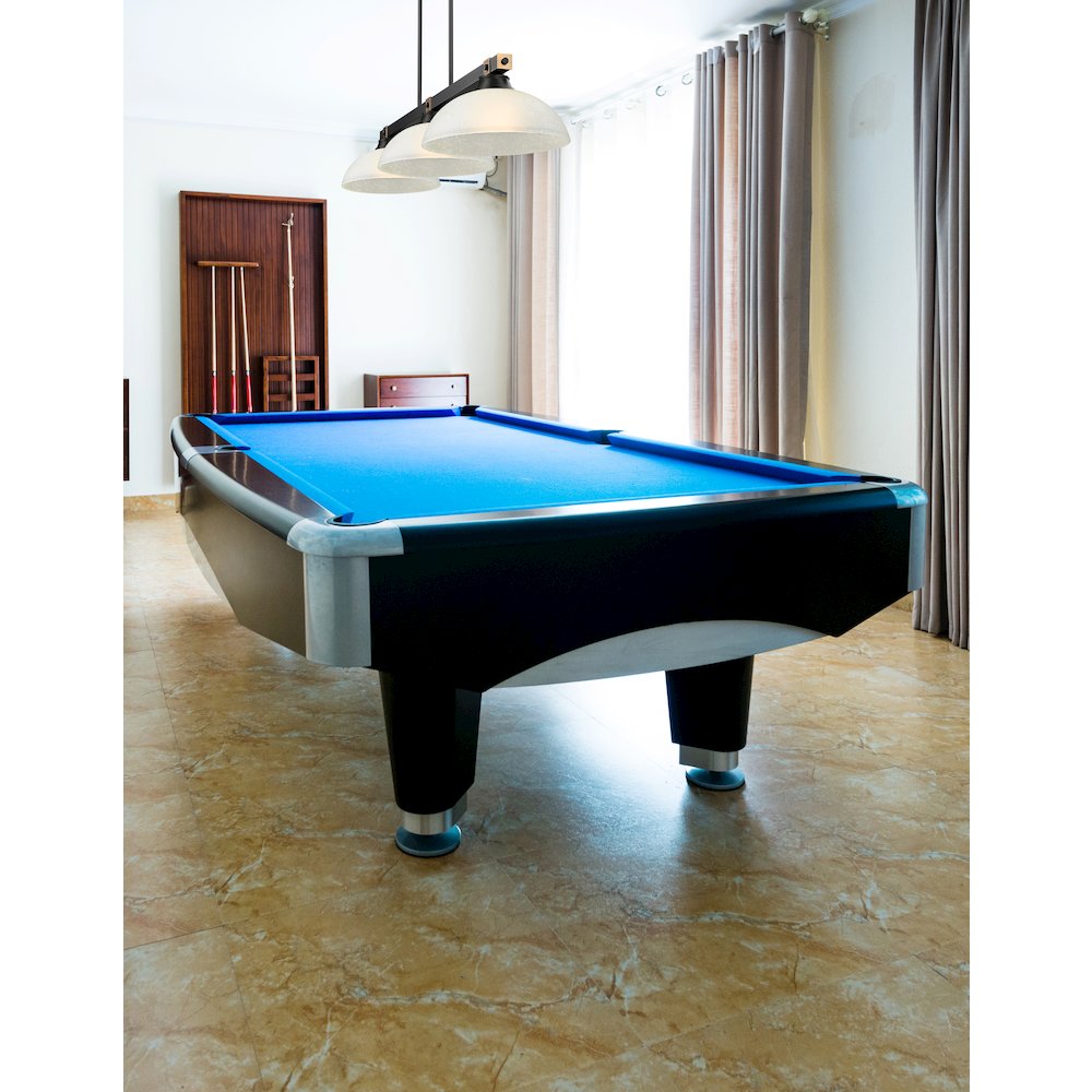 Z-Lite Bronte 3 Light Billiard, Steel Frame, White Linen Shade Color. Picture 6
