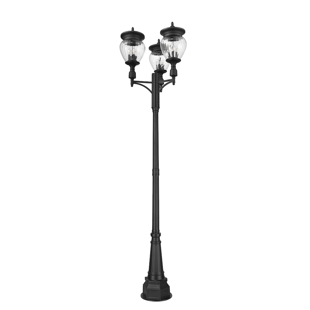 Z-Lite 4 Light Outdoor Post Mounted Fixture. Picture 5