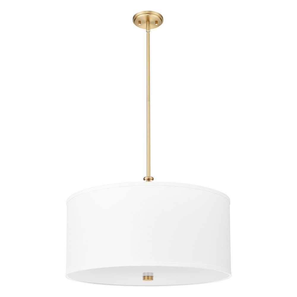 Z-Lite 1 Light Pendant, Modern Gold. Picture 7