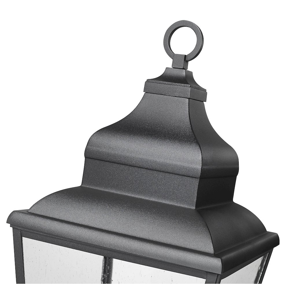 Z-Lite 3 Light Outdoor Post Mounted Fixture, Sand Black. Picture 4