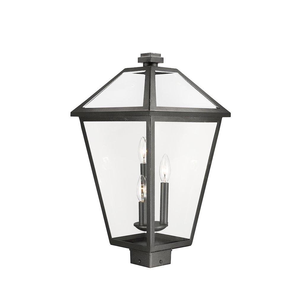 Z-Lite 3 Light Outdoor Post Mount Fixture. Picture 4