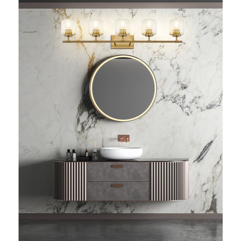 Z-Lite 5 Light Vanity. Picture 7