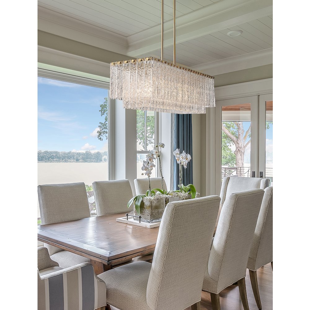 Z-Lite 5 Light Linear Chandelier. Picture 6