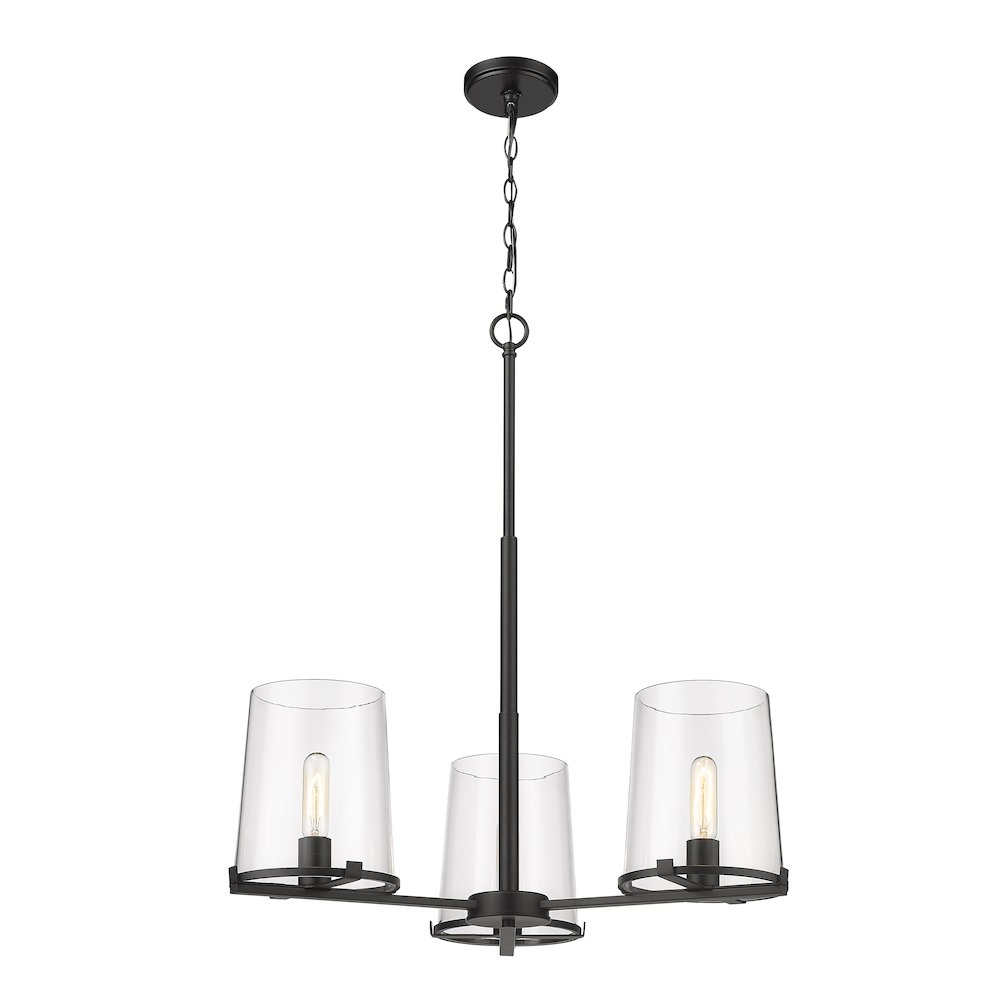 Z-Lite 3 Light Chandelier. Picture 1