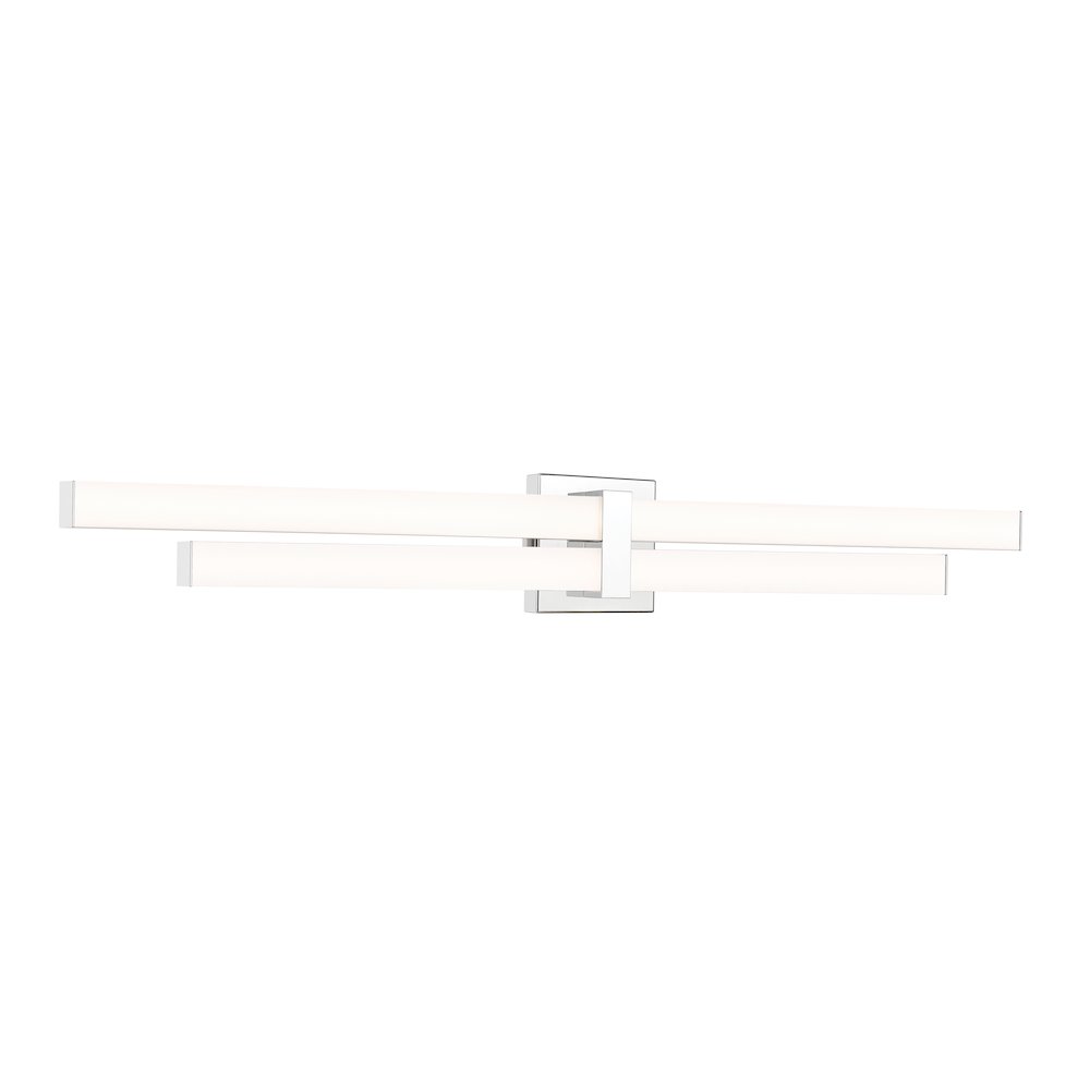 Z-Lite Zane 2 Light Vanity in Chrome  Frame Finish. Picture 1