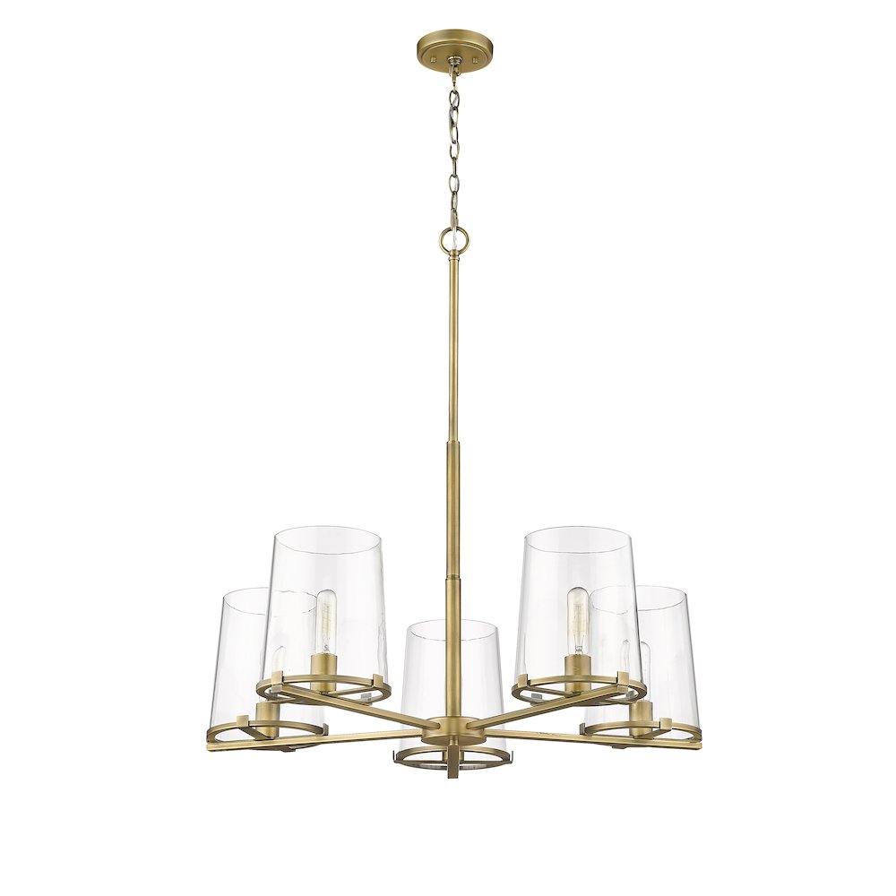 Z-Lite 5 Light Chandelier. Picture 5