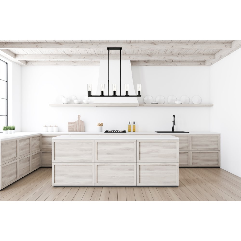 Z-Lite 5 Light Linear Chandelier. Picture 6