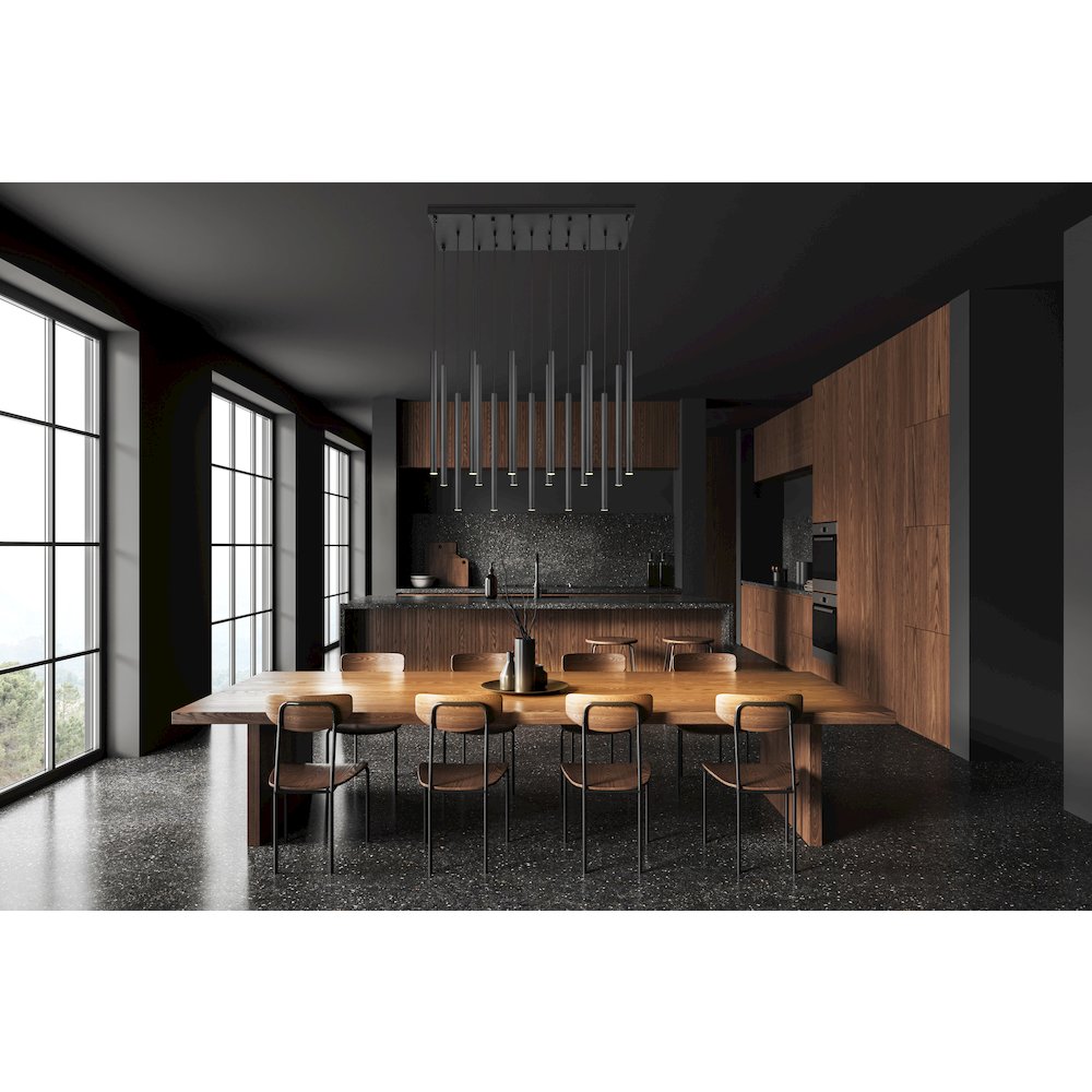 Z-Lite 17 Light Linear Chandelier. Picture 6