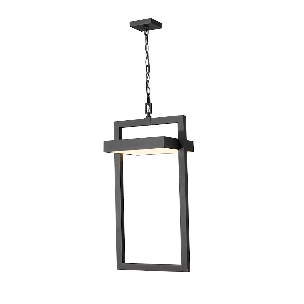 Z-Lite 1 Light Outdoor Chain Mount Ceiling Fixture. Picture 1