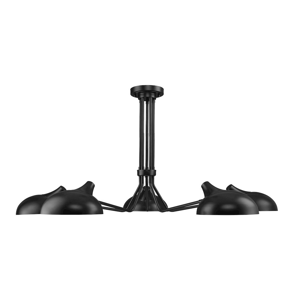 Z-Lite 5 Light Semi Flush Mount. Picture 2