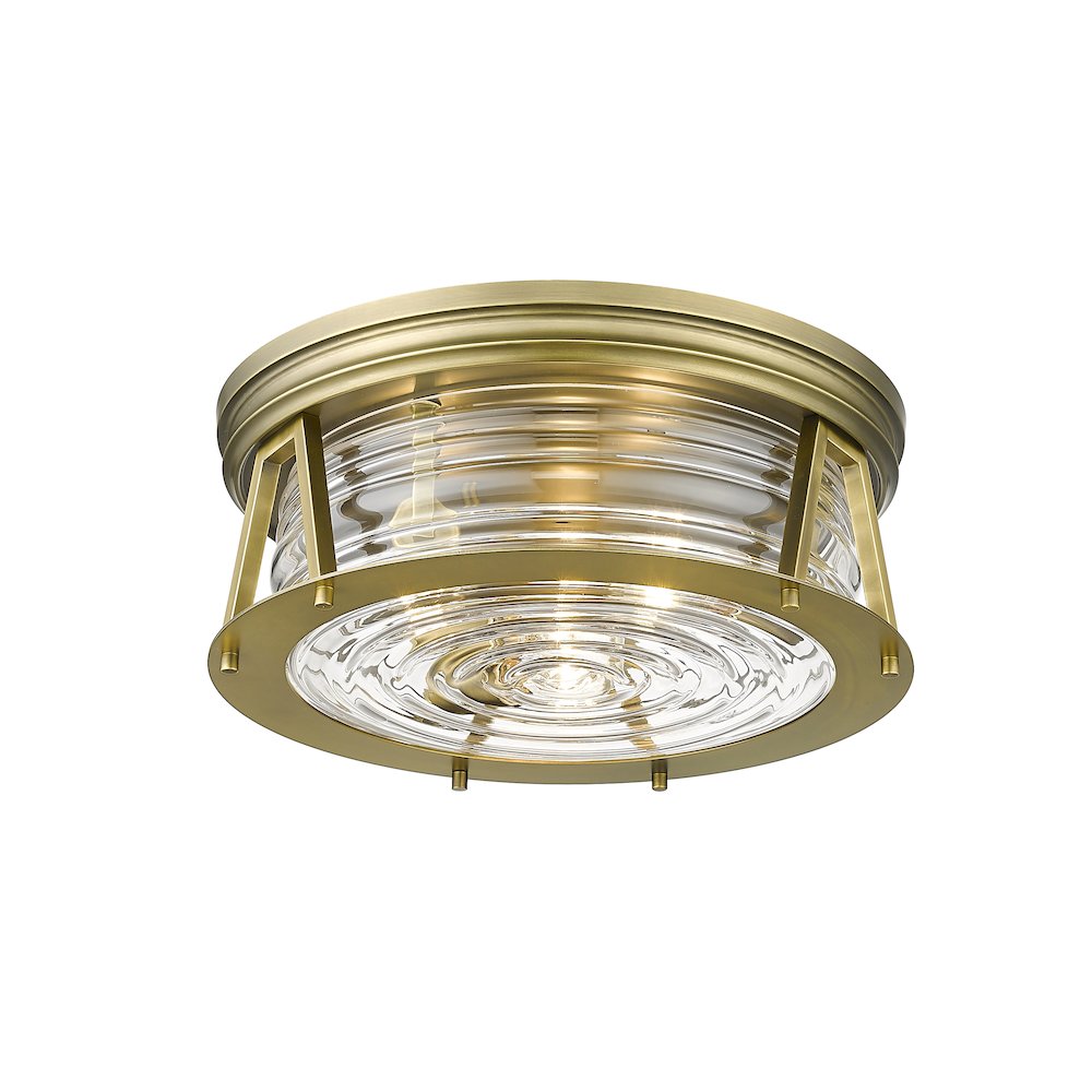 Z-Lite 3 Light Flush Mount. Picture 3