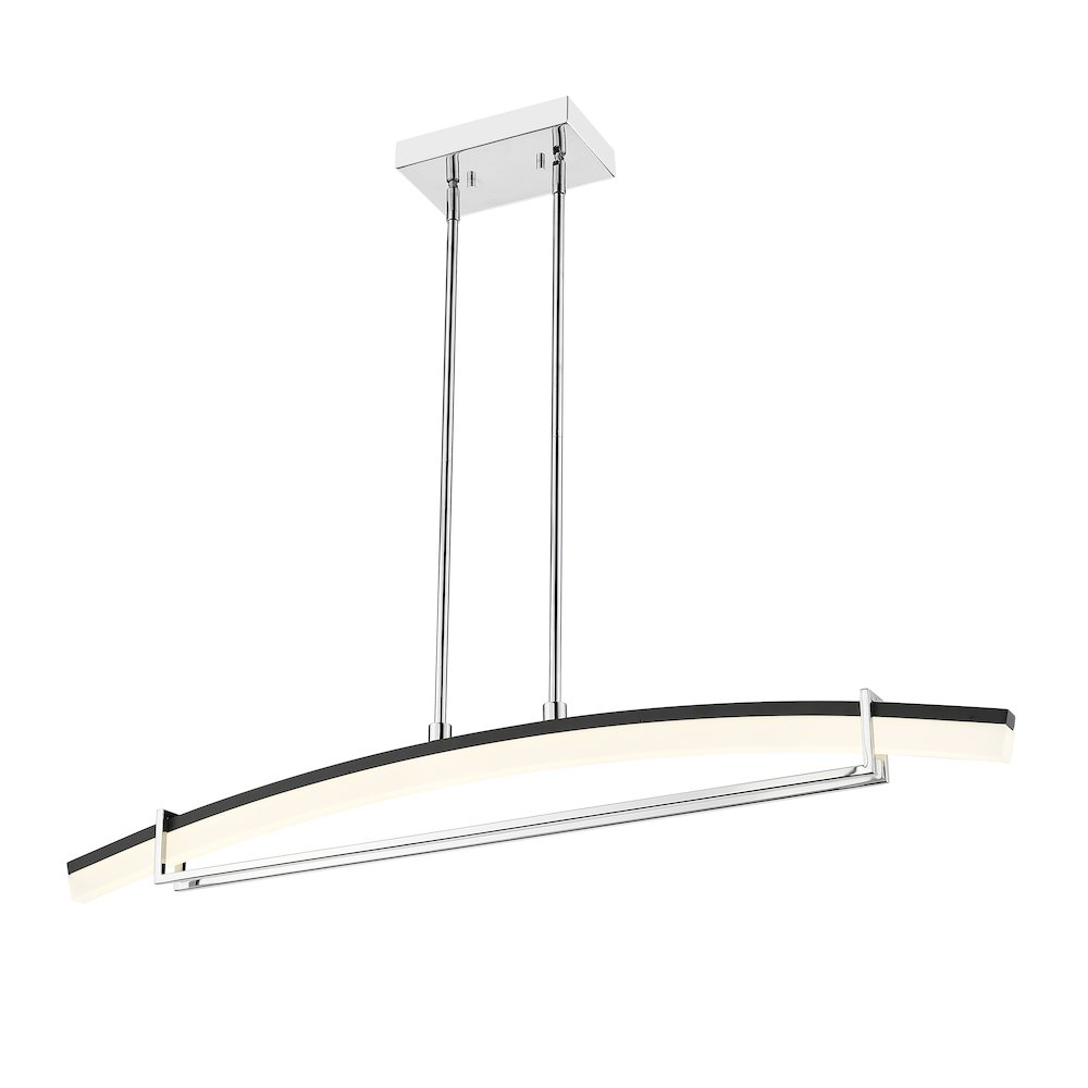 Z-Lite 1 Light Linear Chandelier. Picture 2