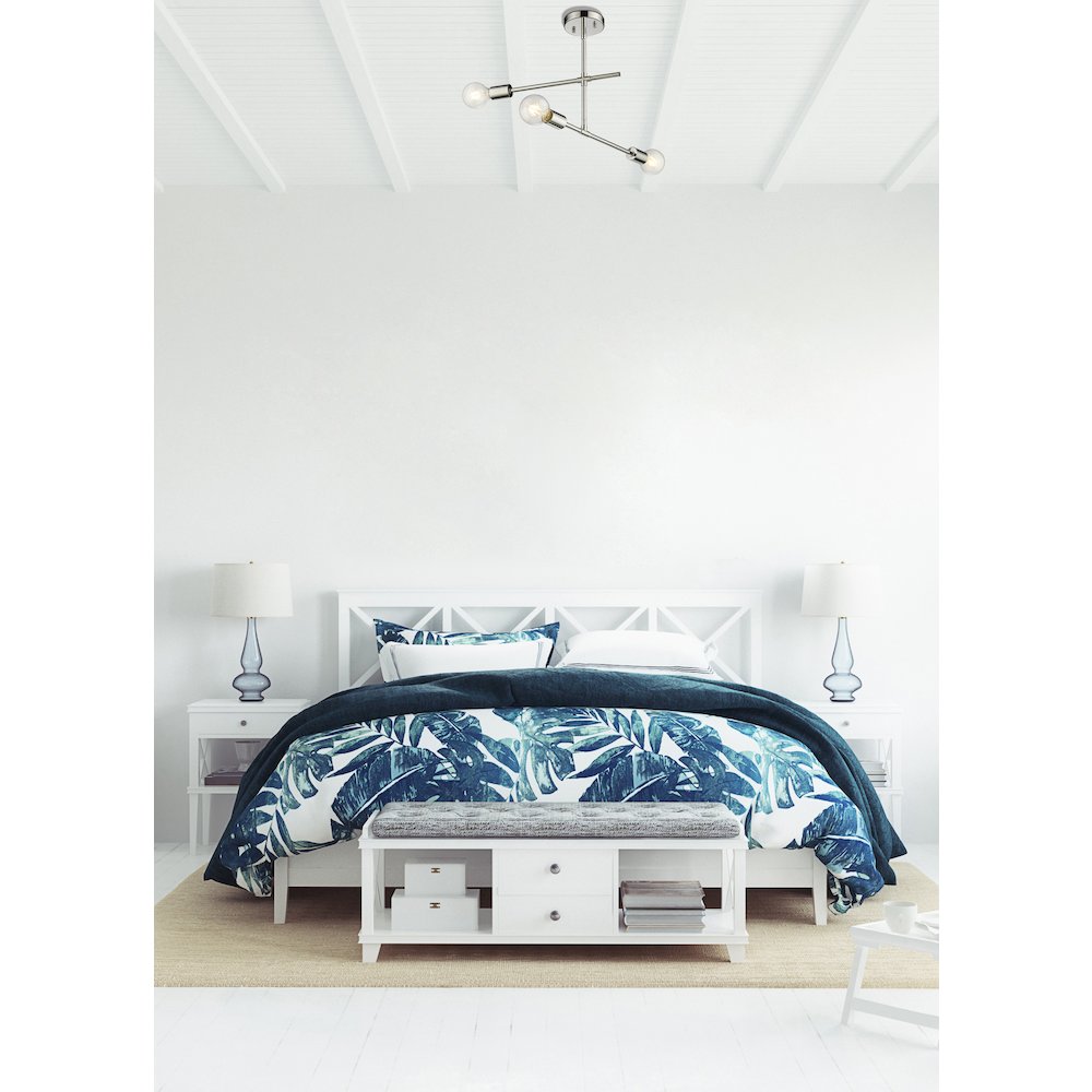 Z-Lite 3 Light Semi Flush Mount. Picture 7