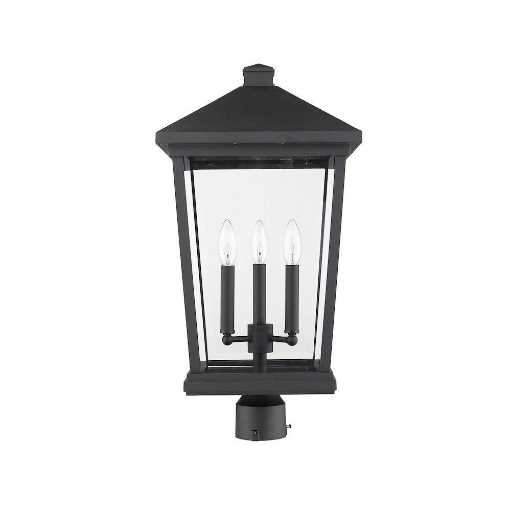 Z-Lite 3 Light Outdoor Post Mount Fixture. Picture 5