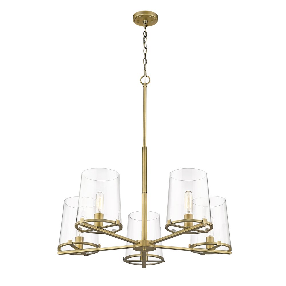 Z-Lite 5 Light Chandelier. Picture 3