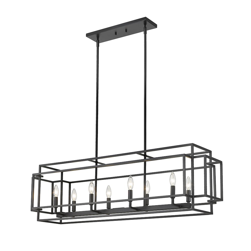Z-Lite 8 Light Linear Chandelier. Picture 3