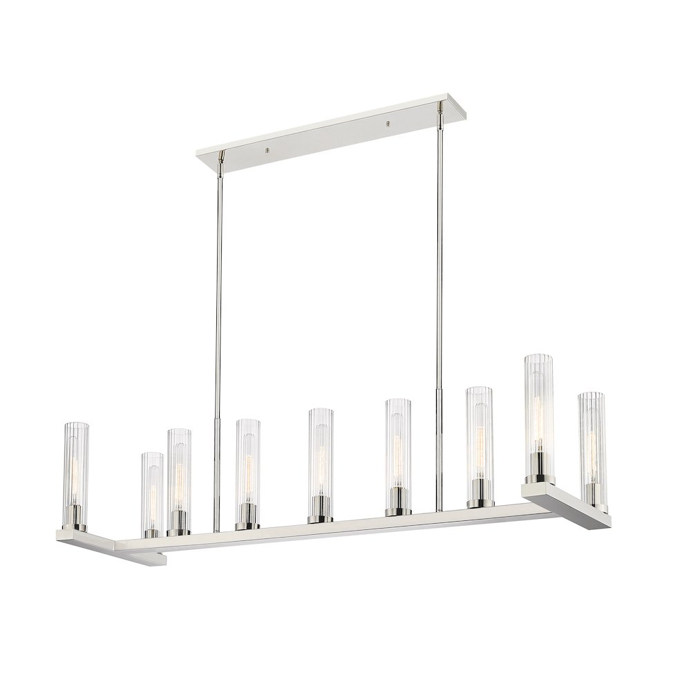 Z-Lite 9 Light Linear Chandelier. Picture 1