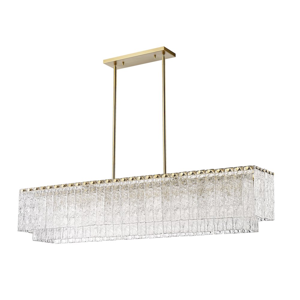Z-Lite 7 Light Linear Chandelier. Picture 5