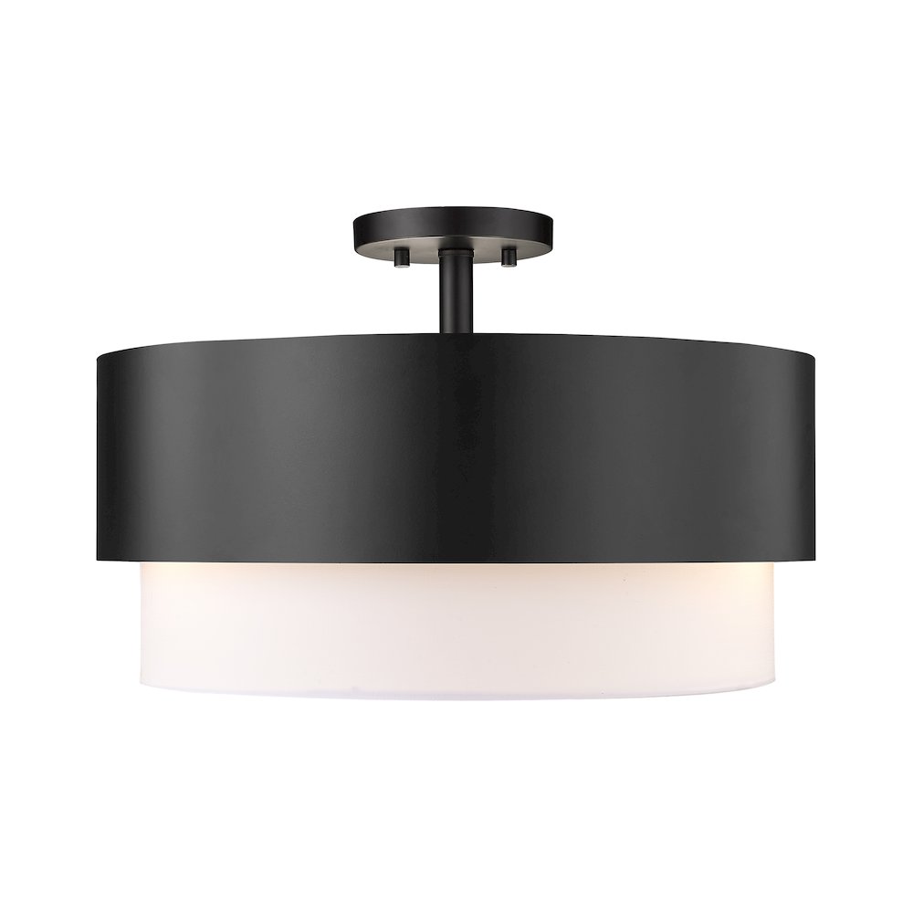 Z-Lite 3 Light Semi Flush Mount. Picture 2