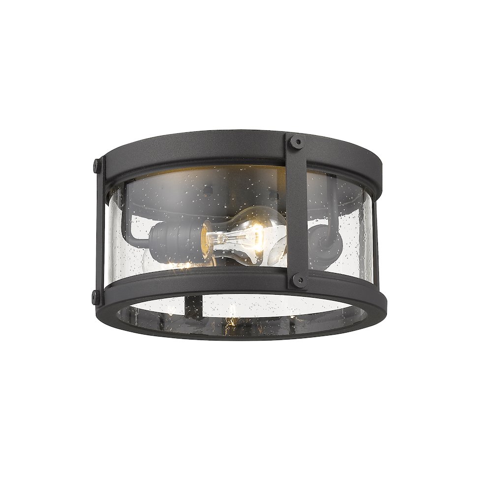 Z-Lite 3 Light Outdoor Flush Mount. Picture 3