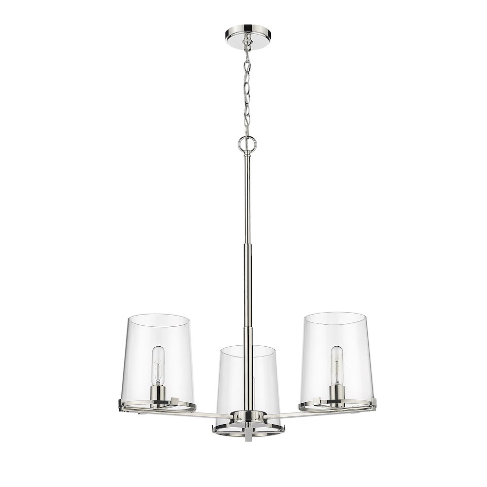 Z-Lite 3 Light Chandelier. Picture 5