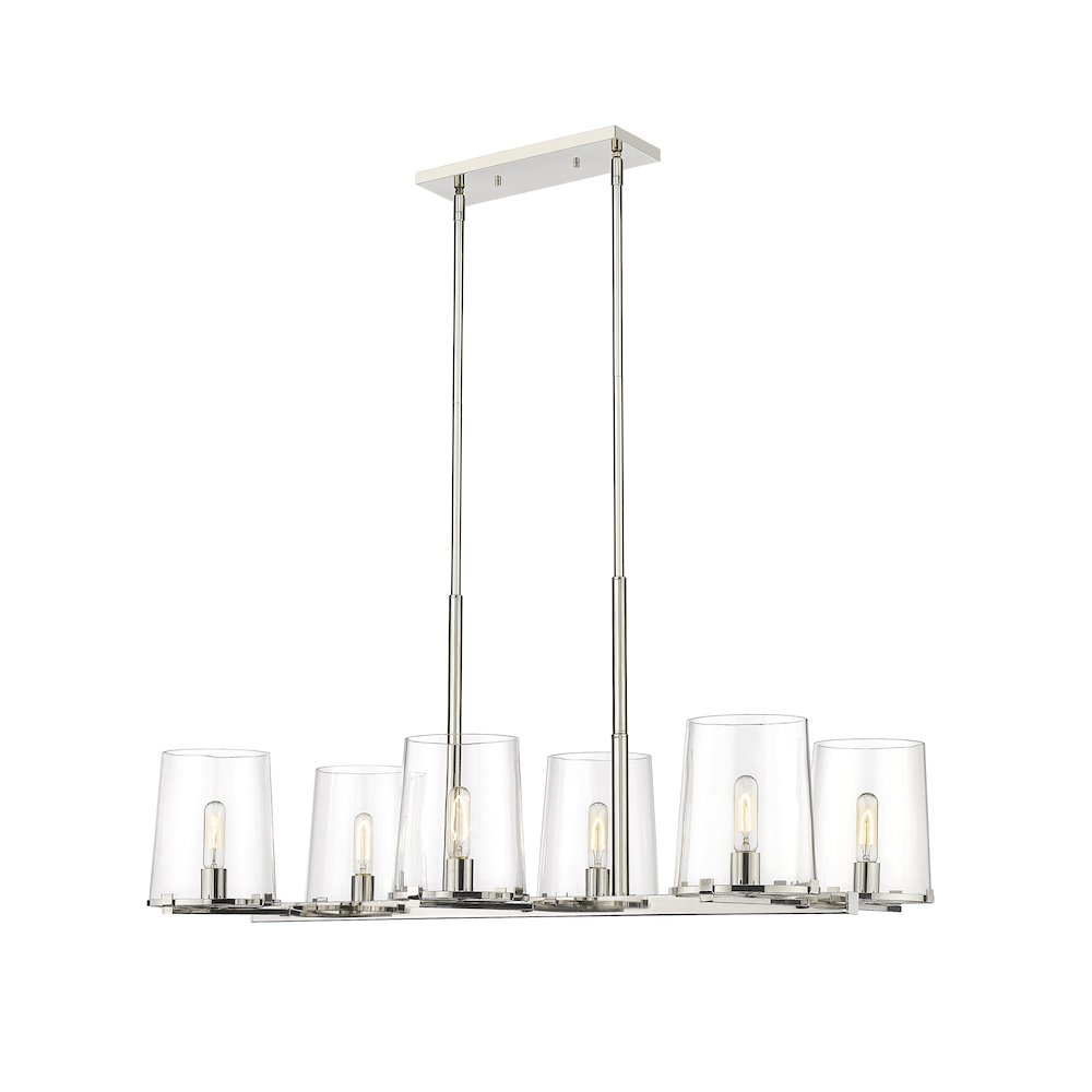 Z-Lite 6 Light Linear Chandelier. Picture 3