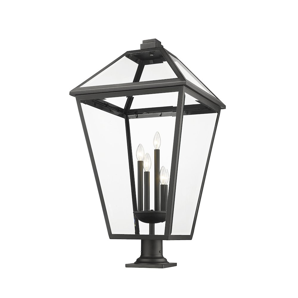 Z-Lite 4 Light Outdoor Pier Mounted Fixture. Picture 1