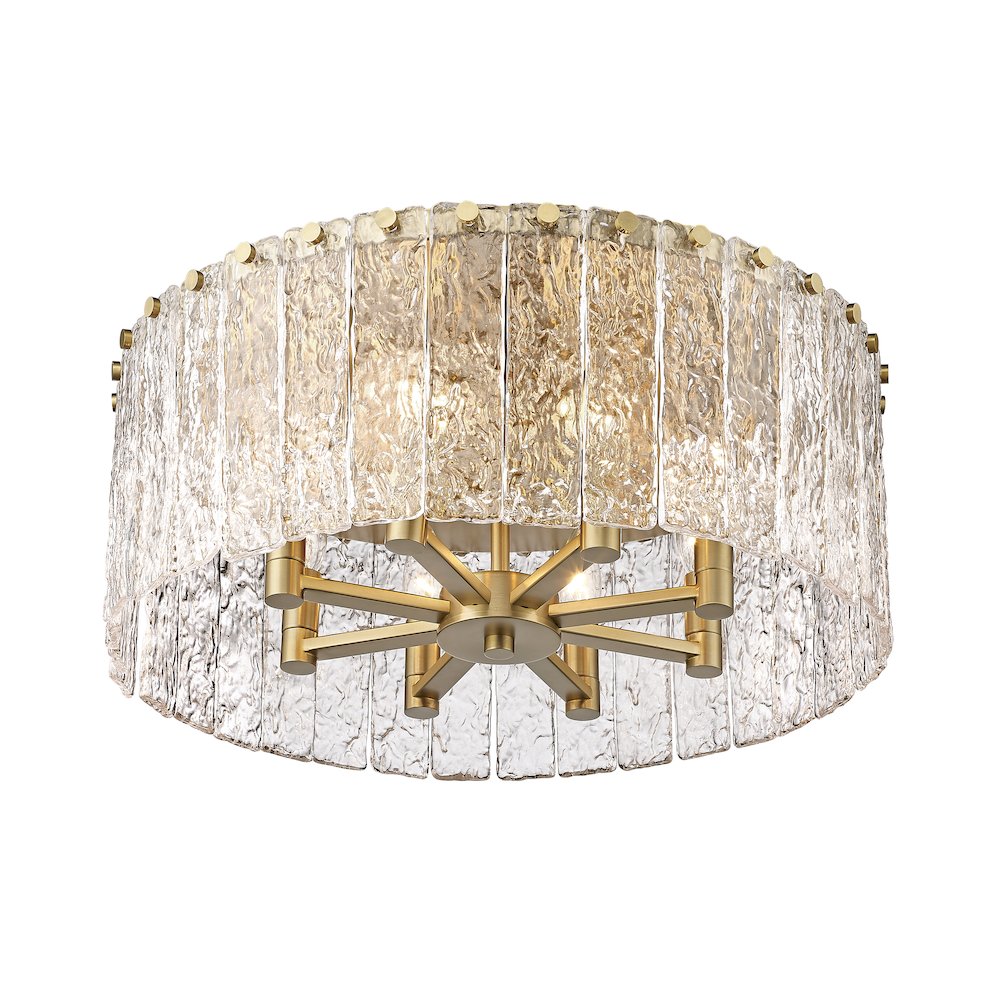 Z-Lite 8 Light Flush Mount. Picture 2