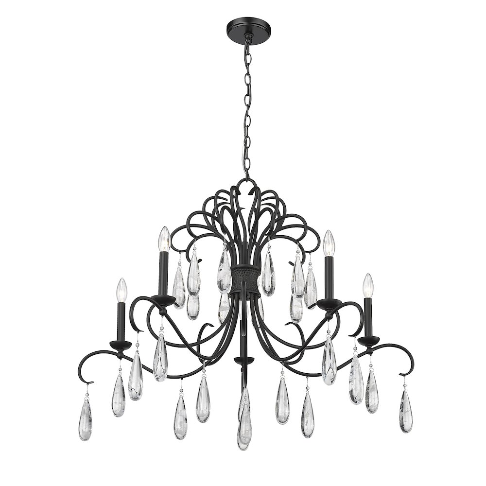 Z-Lite 5 Light Chandelier. Picture 2
