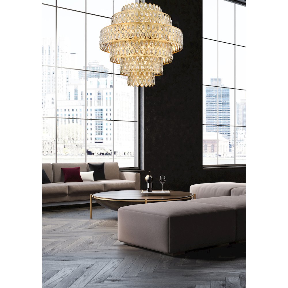 Z-Lite 17 Light Chandelier. Picture 7