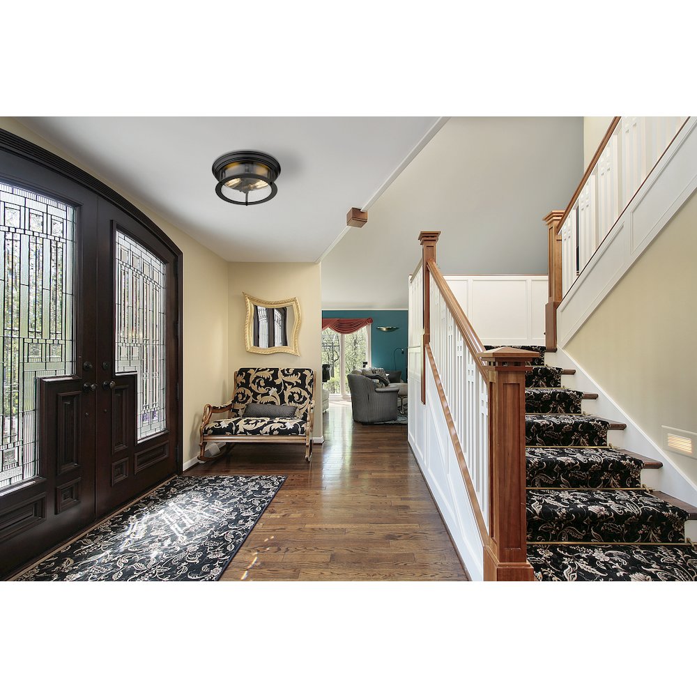 Z-Lite 2 Light Flush Mount. Picture 7