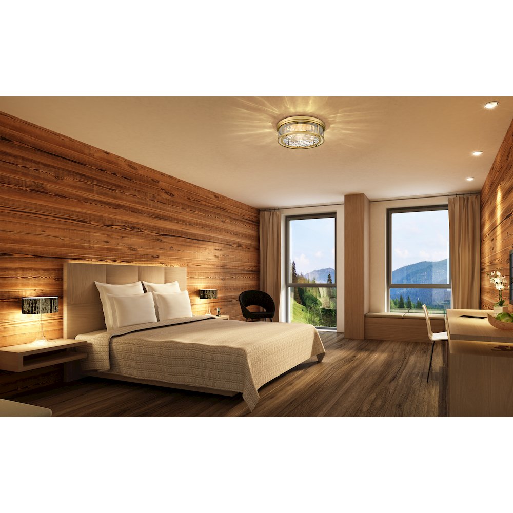 Z-Lite 4 Light Flush Mount. Picture 6