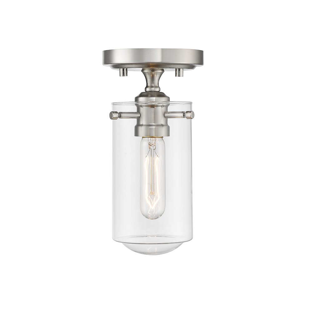 Z-Lite 1 Light Flush Mount. Picture 2