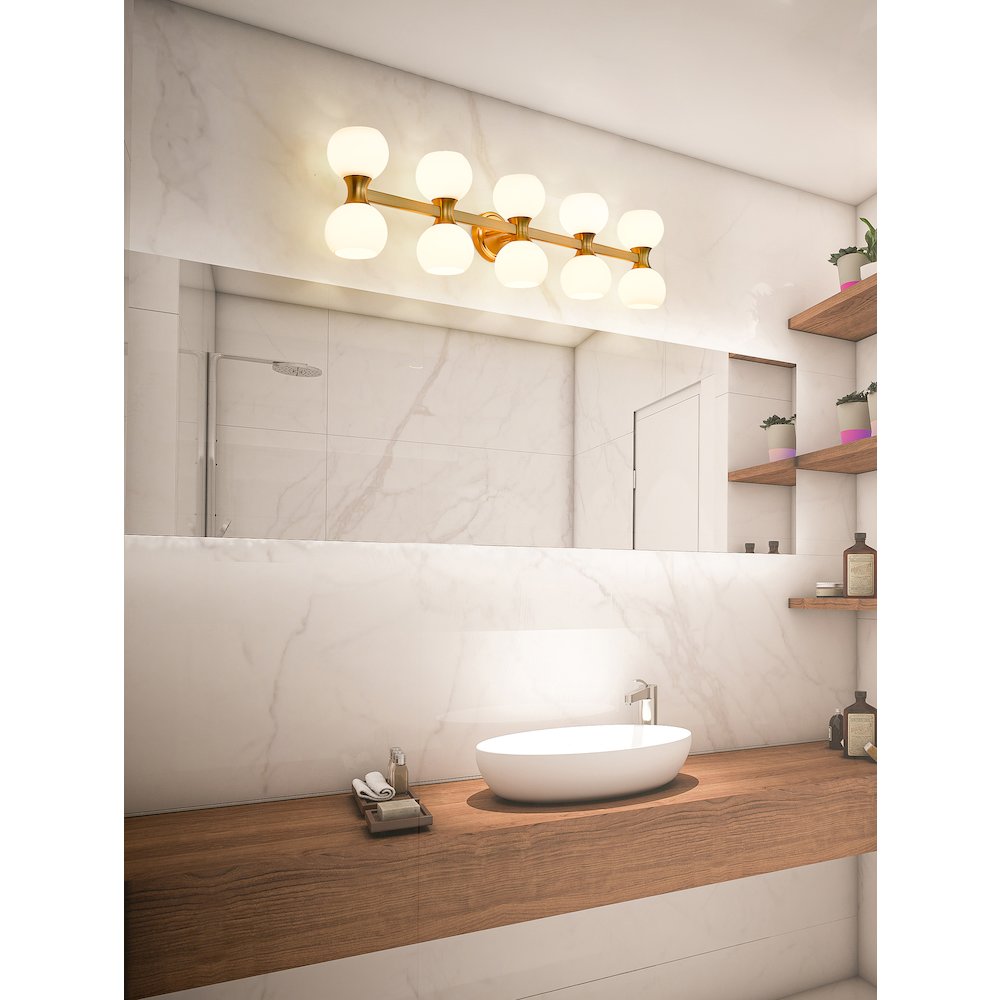 Z-Lite 10 Light Vanity. Picture 6