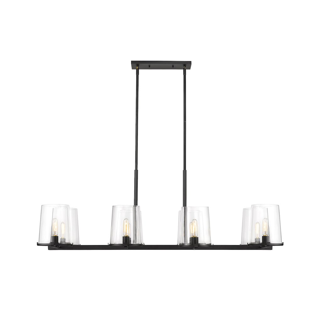 Z-Lite 8 Light Linear Chandelier. Picture 2