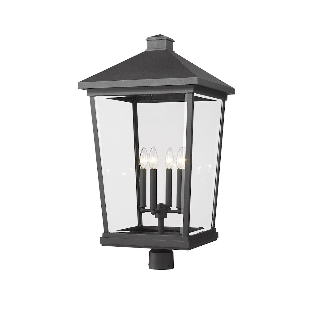 Z-Lite 4 Light Outdoor Post Mount Fixture. Picture 1