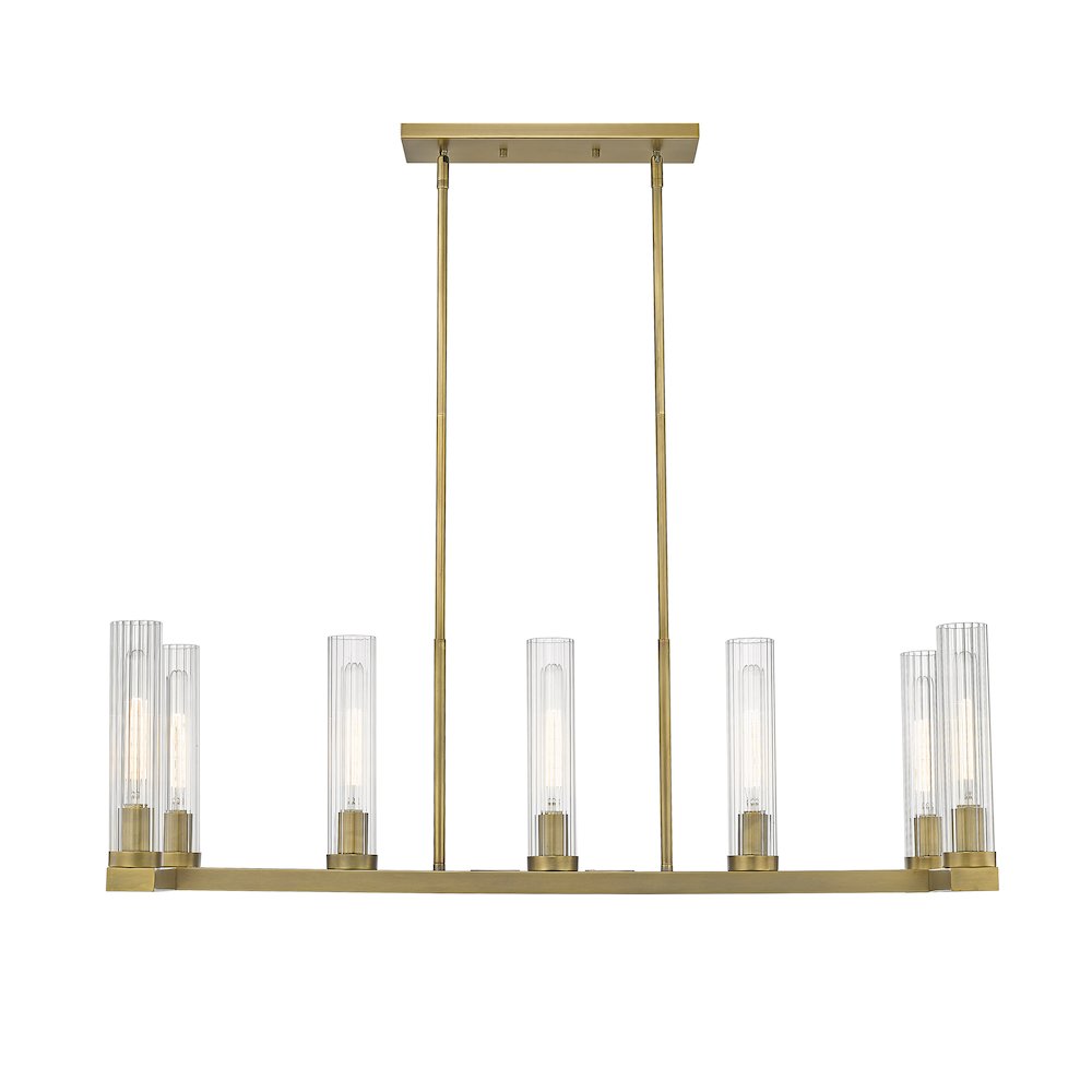 Z-Lite 7 Light Linear Chandelier. Picture 2