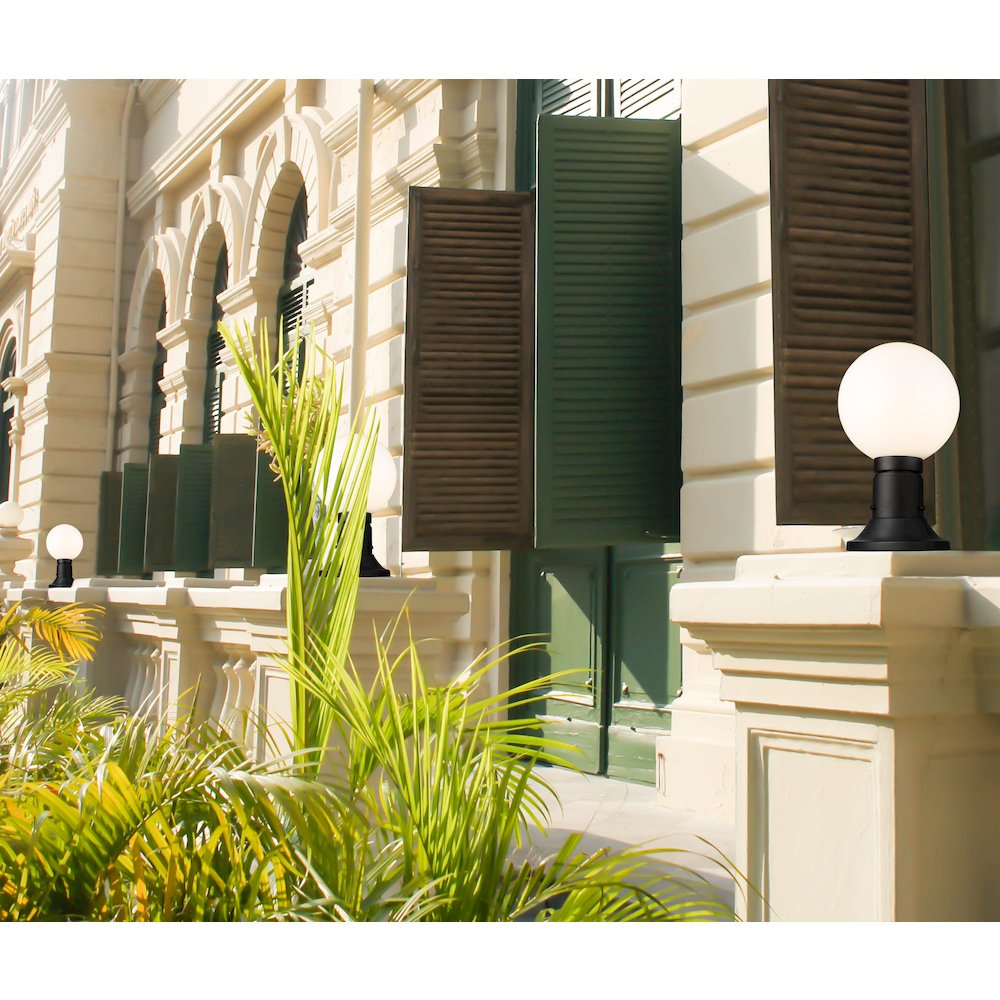 Z-Lite 1 Light Outdoor Pier Mounted Fixture. Picture 6