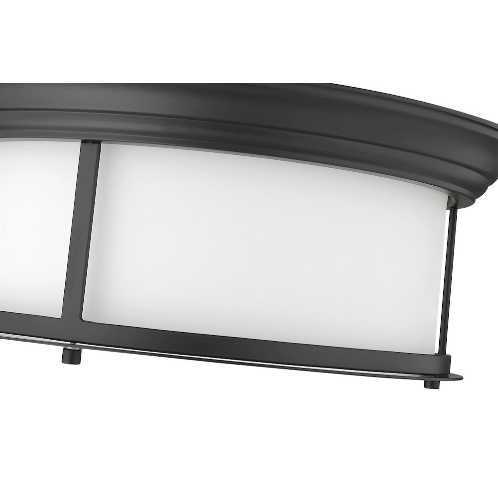 Z-Lite 3 Light Flush Mount. Picture 4