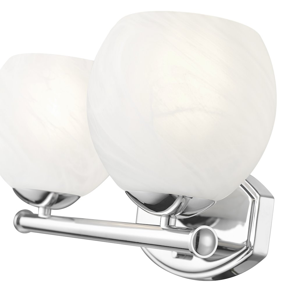Z-Lite 2 Light Vanity, Chrome. Picture 4