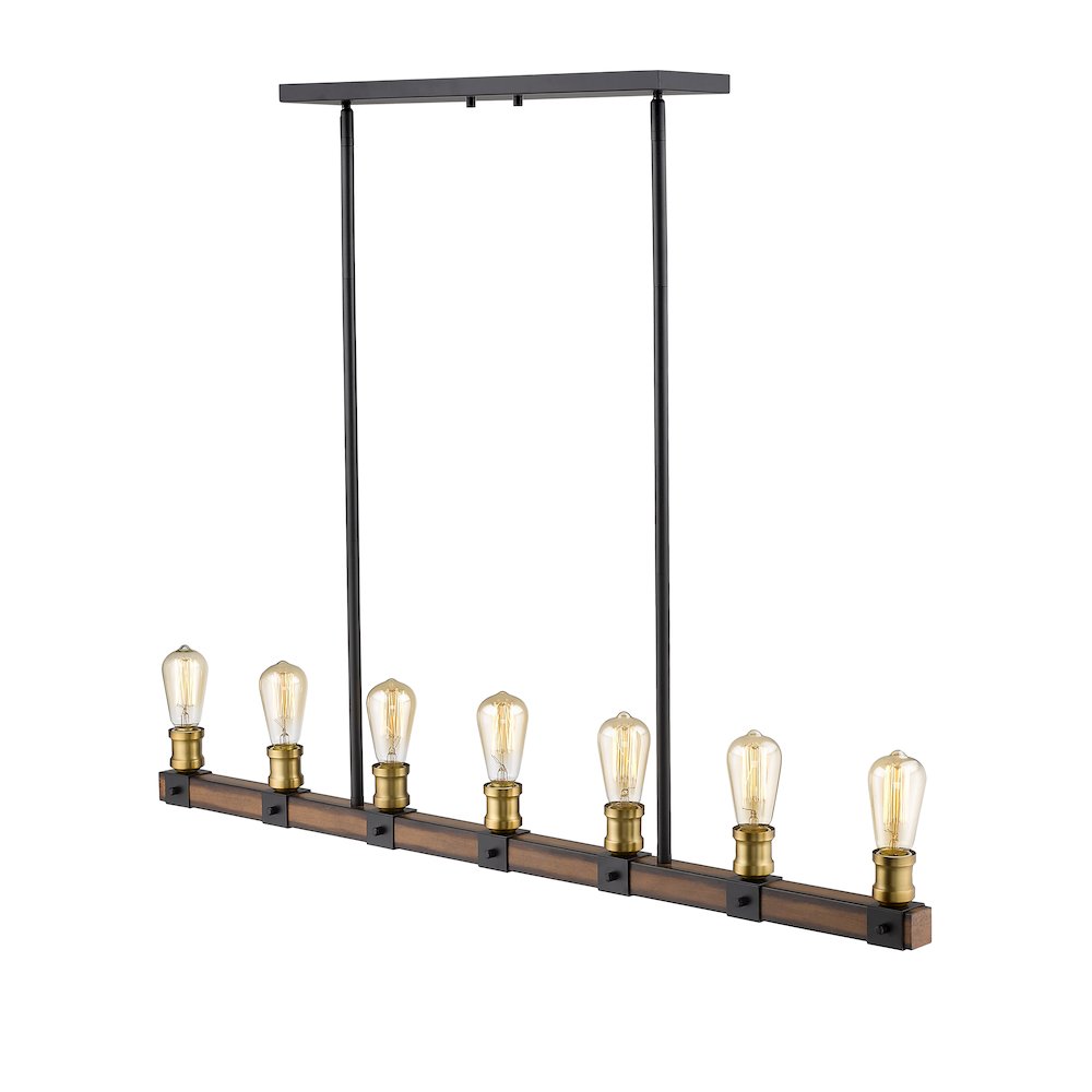 Z-Lite 7 Light Linear Chandelier. Picture 3
