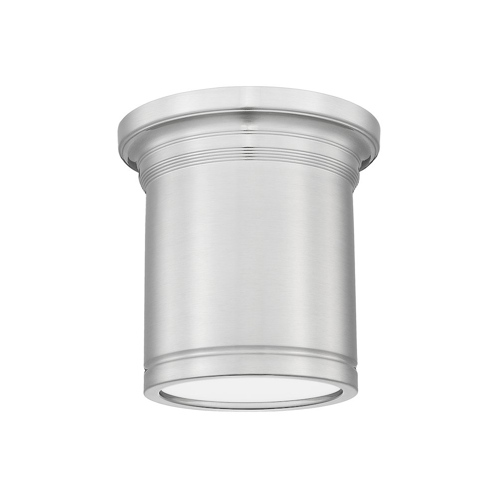 Z-Lite 1 Light Flush Mount, Brushed Nickel. Picture 7