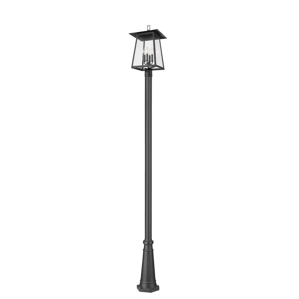 Z-Lite 4 Light Outdoor Post Mounted Fixture. Picture 5